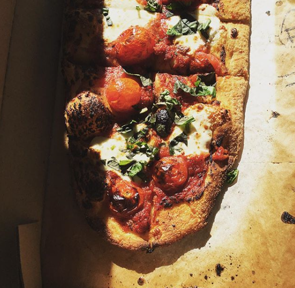 Slim & Husky's is a rarity in Nashville with their quick and custom pizza toppings! 