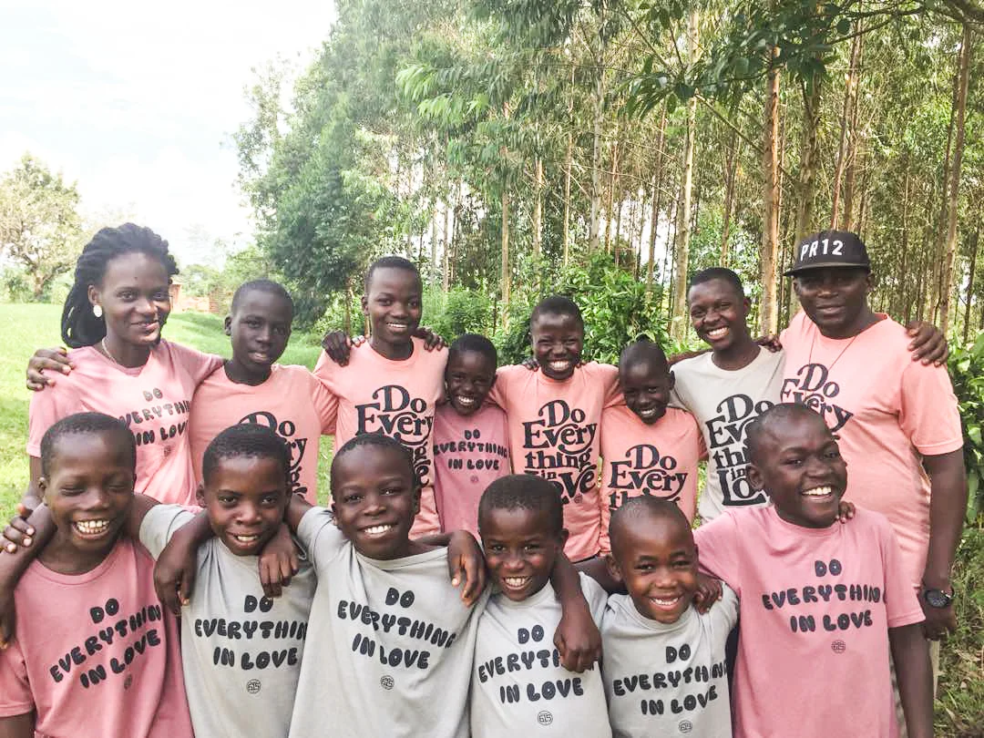 The boys + leaders of the Children's Home in Uganda! 