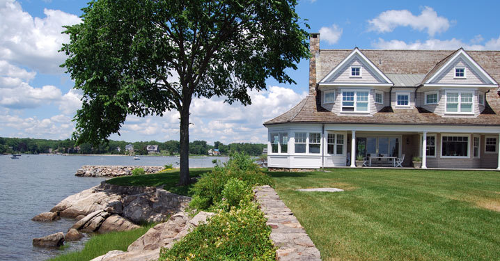 GARDEN ON LONG ISLAND SOUND - Darien CT