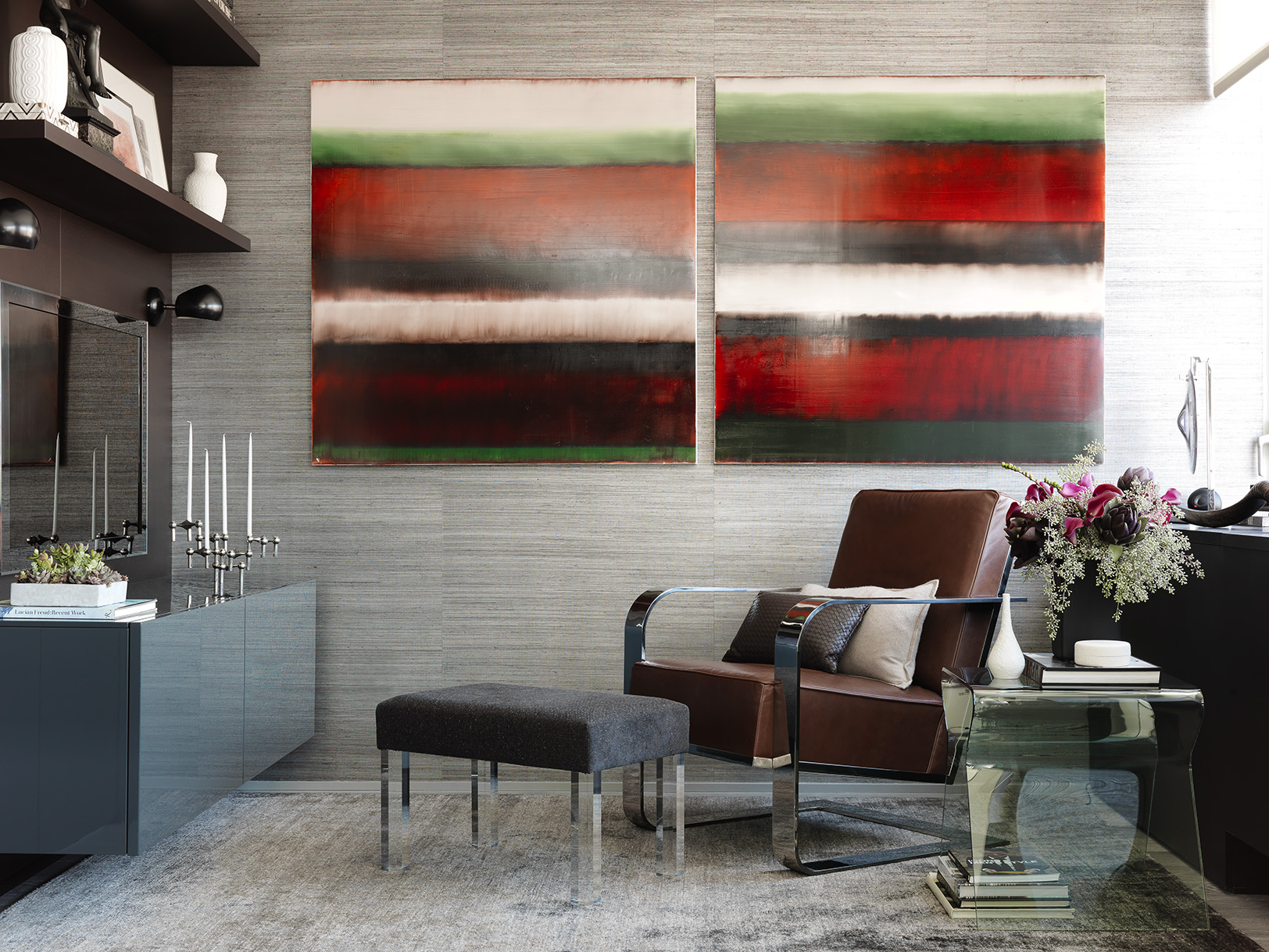 New York City Retreat - DEN - Chelsea, NYC - Schoeller + Darling Interior Design