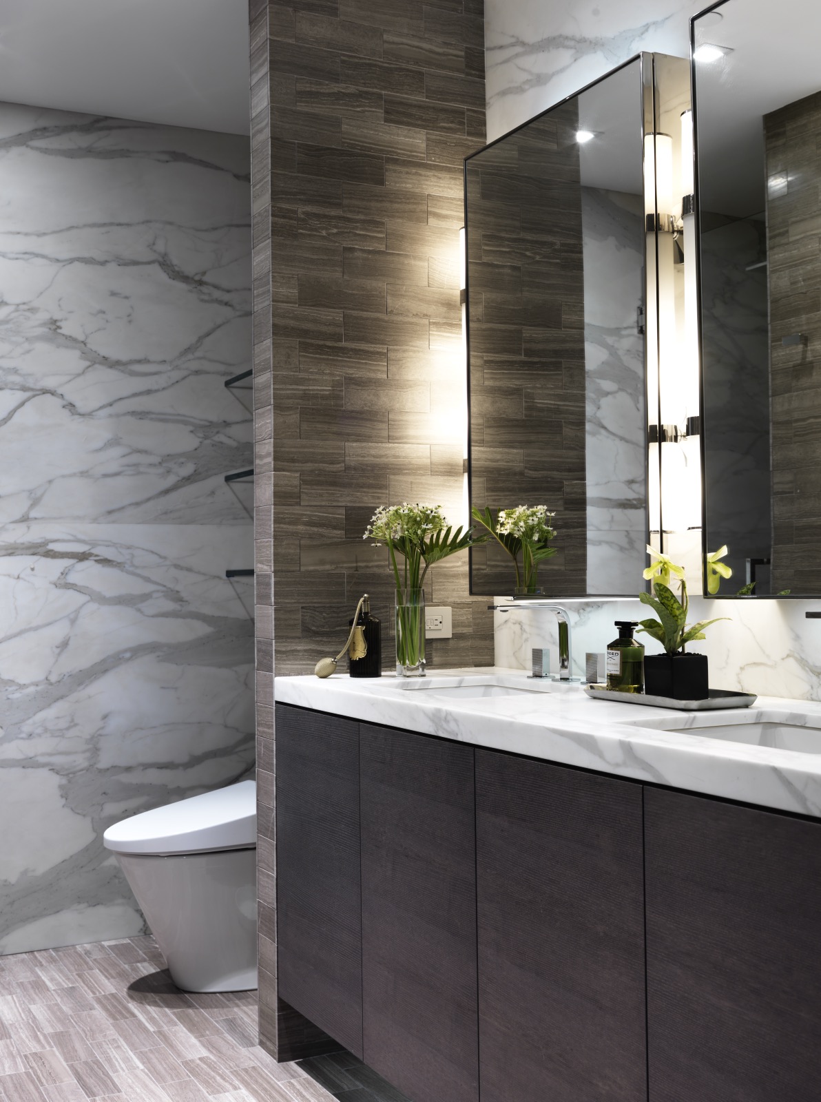 New York City Retreat - MASTER BATHROOM - Chelsea, NYC - Schoeller + Darling Interior Design