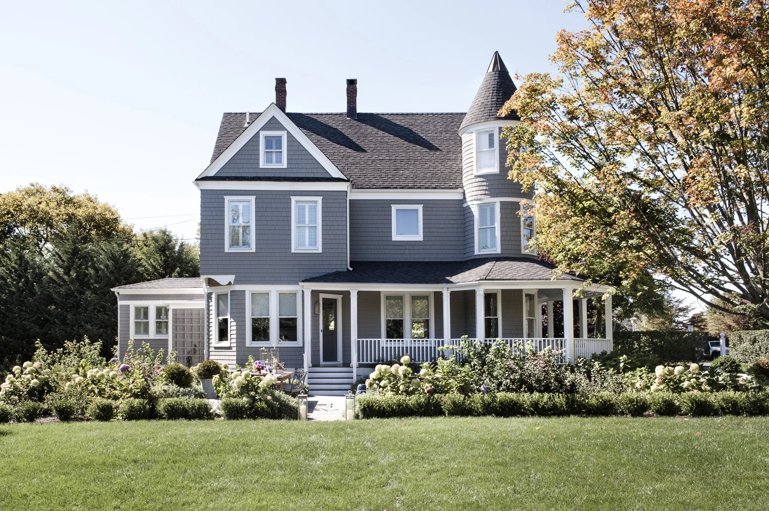 Victorian Rumson Beach Home - FULL GARDEN VIEW