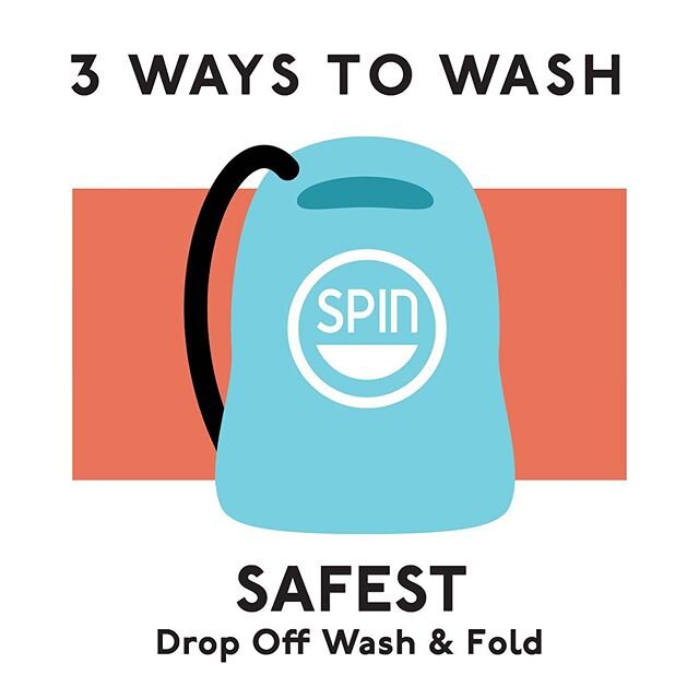 Our safest way to wash:

DROP OFF WASH &amp; FOLD
$1.75 per lb - ready within 48 hours
$2.75 per lb - ready within 24 hours
All wash &amp; fold orders are subject to a 15lb minimum for drop off

1️⃣Bring your laundry in to be weighed and taken in by 