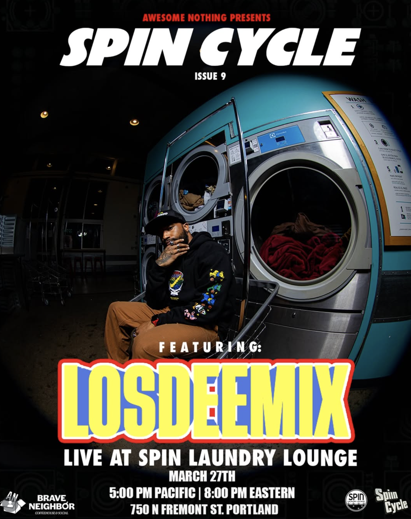 SPIN CYCLE: ISSUE 9 DJ set at Spin Laundry Lounge w/ DJ LOSDEEMIX