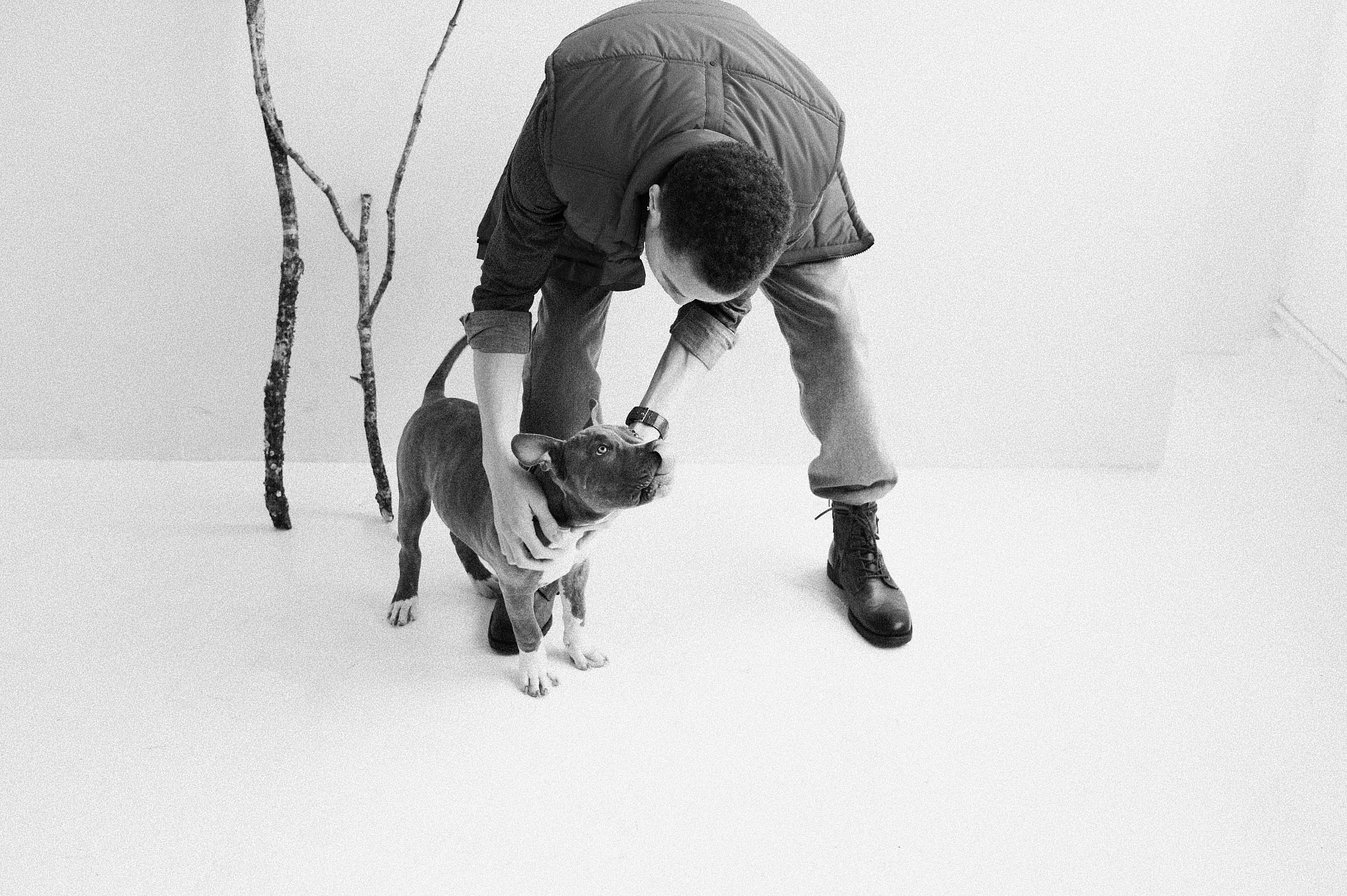 Atlanta based branding and design agency photographs a series for The Urban Animal Scientist on Men and Dogs