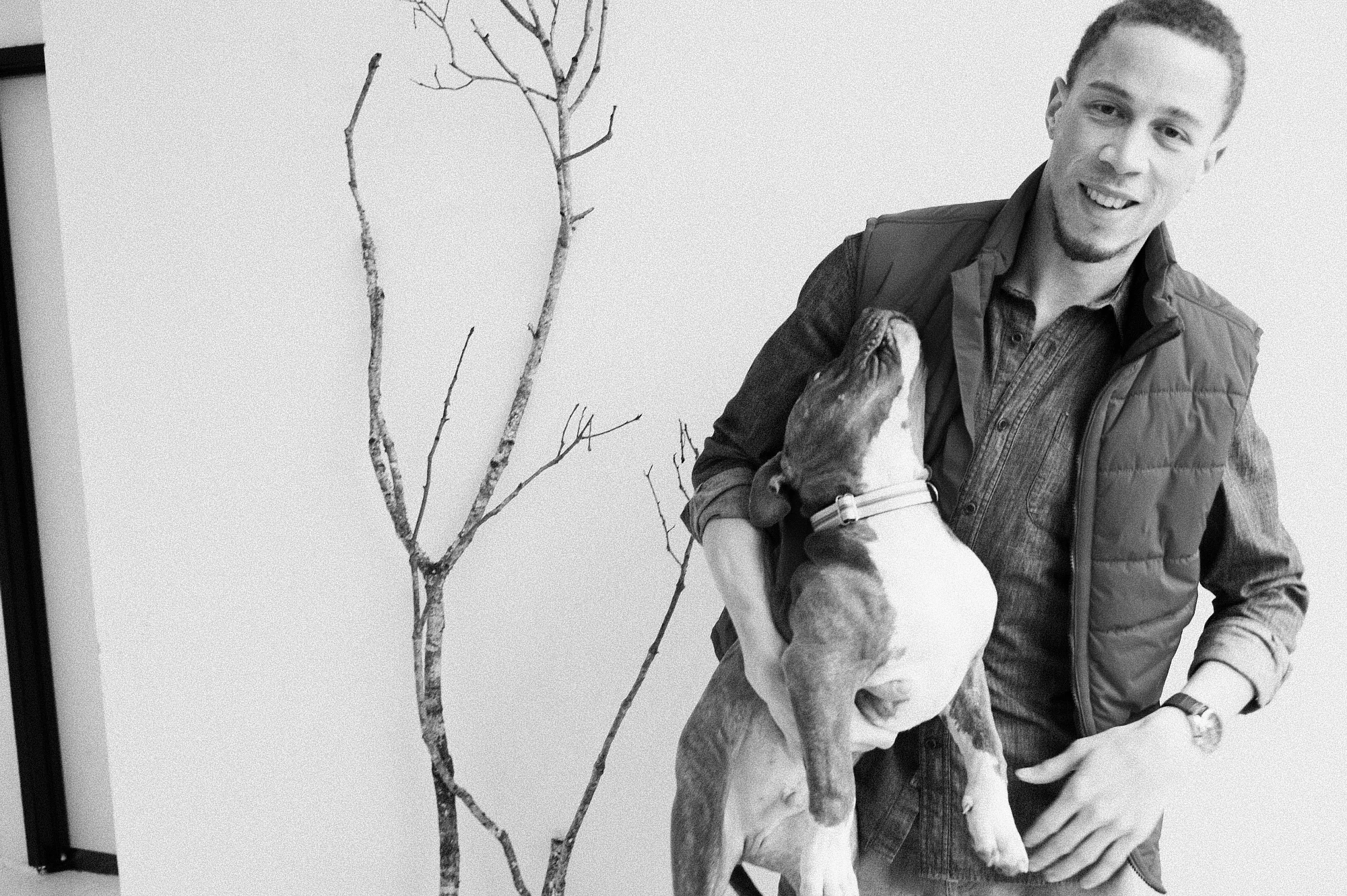 Atlanta based branding and design agency photographs a series for The Urban Animal Scientist on Men and Dogs