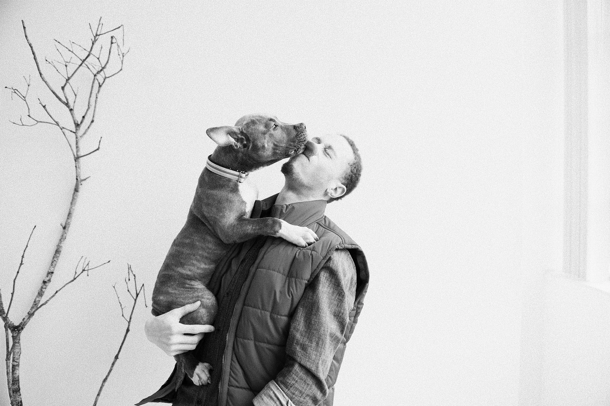Atlanta based branding and design agency photographs a series for The Urban Animal Scientist on Men and Dogs