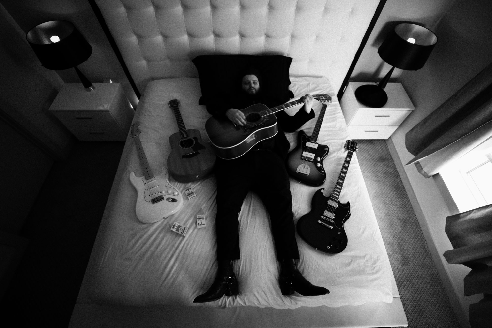 Atlanta based branding and design agency photographs Columbia Records Recording Artist Camino for Riot