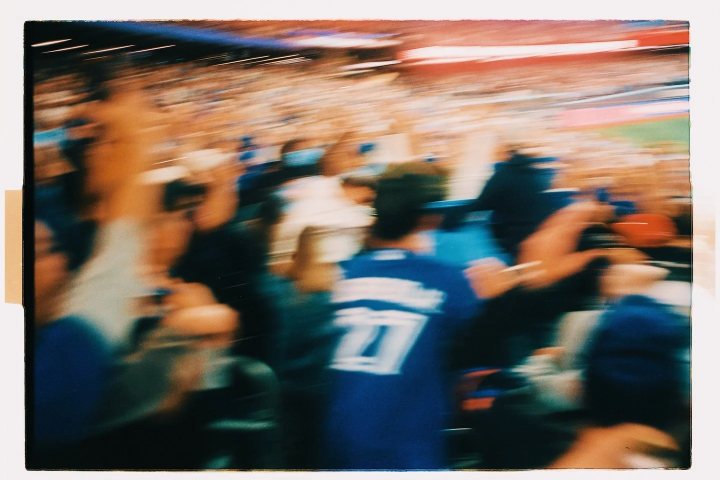 ALCS Game 7 on film. 

Scanned at @mementofilmlab
