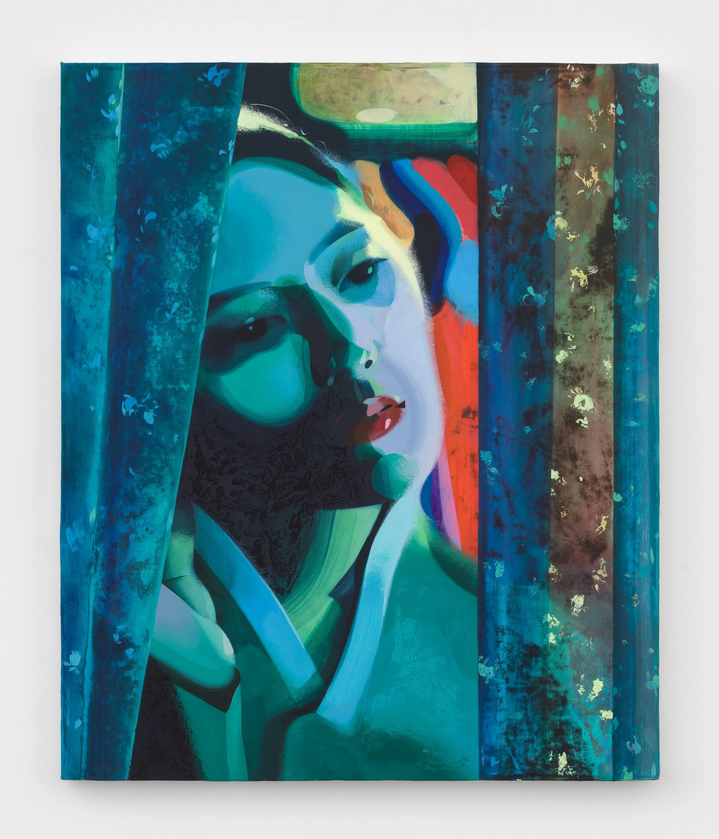  Thirst, 2022  30” x 25”  oil and acrylic on canvas 