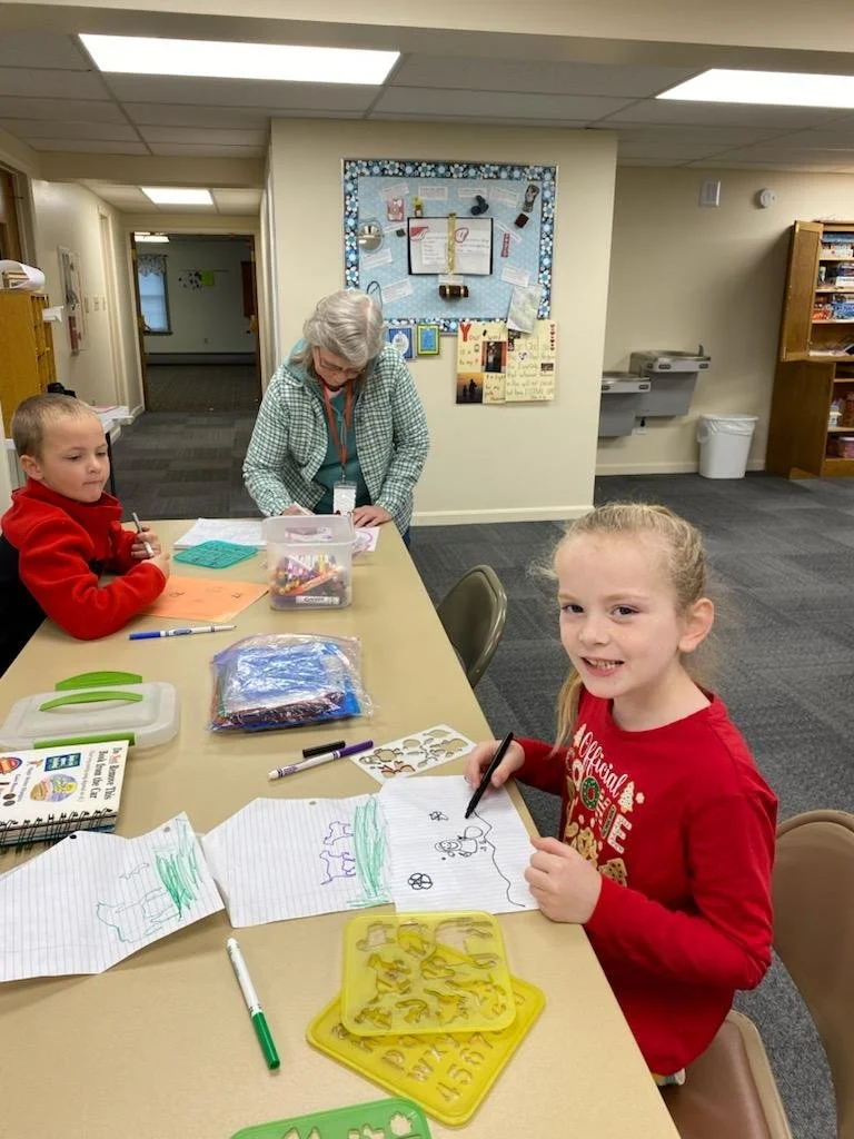 Kyler and Abby doing Art with Cindi.jpg