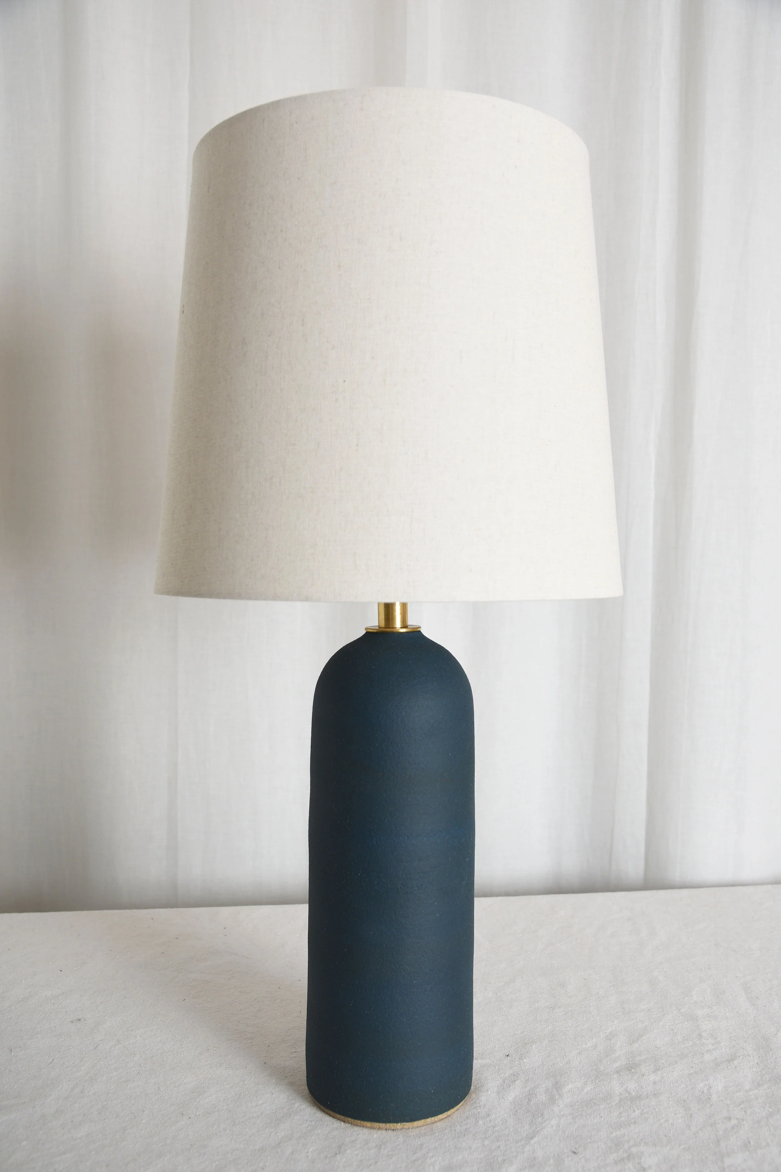 teal tall lamp