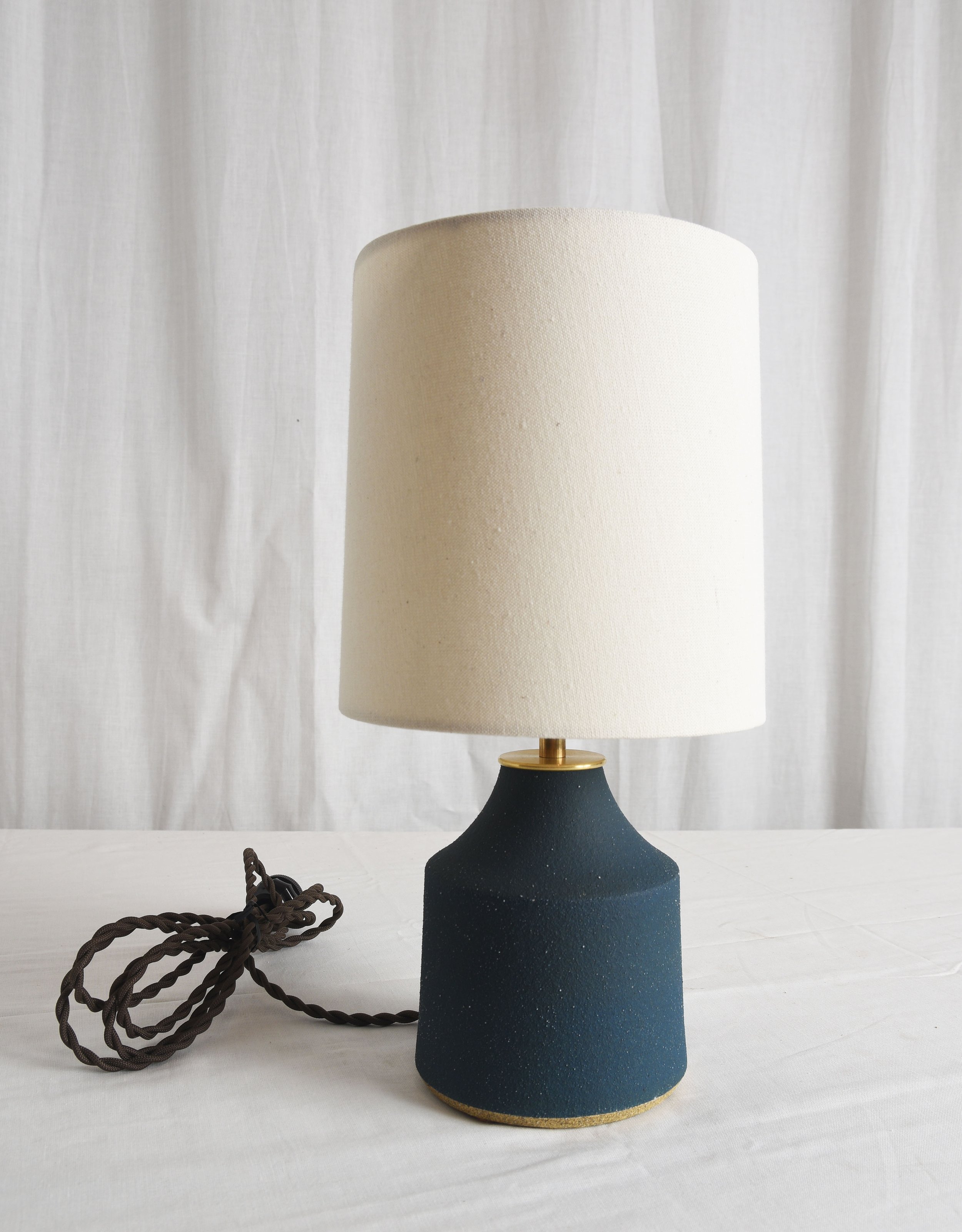 XS-DARK MATTE TEAL ANGLE LAMP