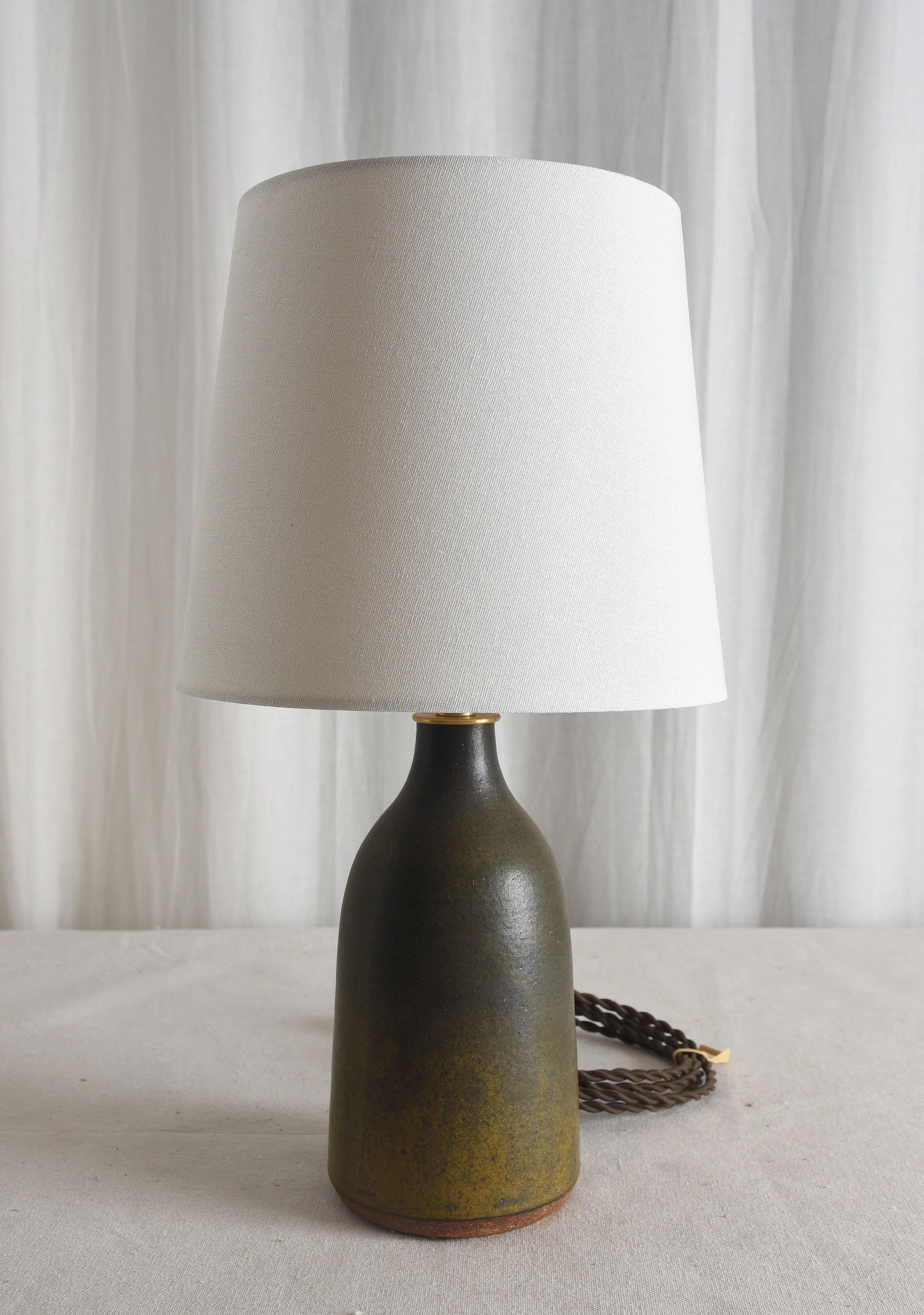 LICHEN BRONZE BOTTLE LAMP