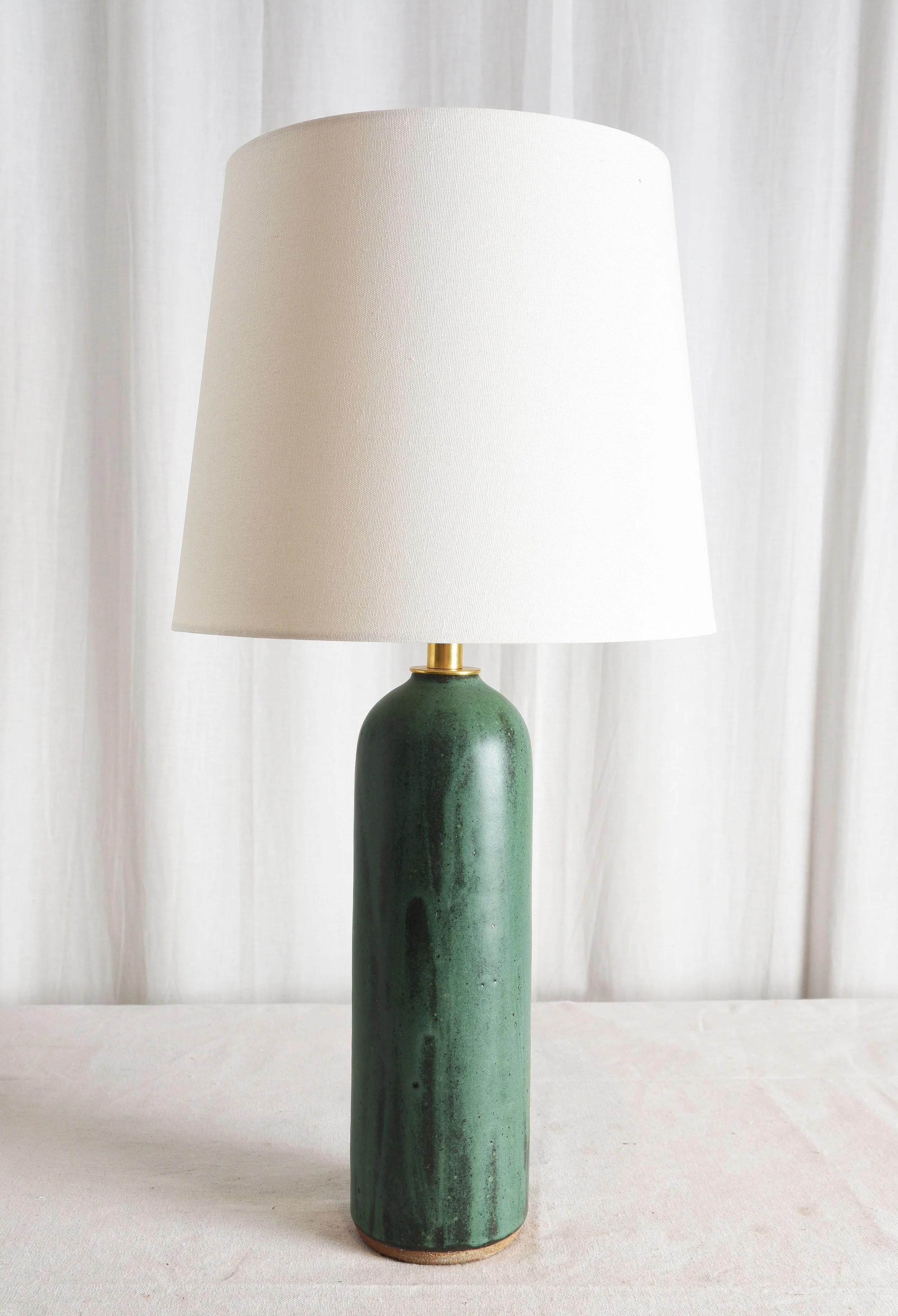 tall dark satin freen drip dome lamp.jpg