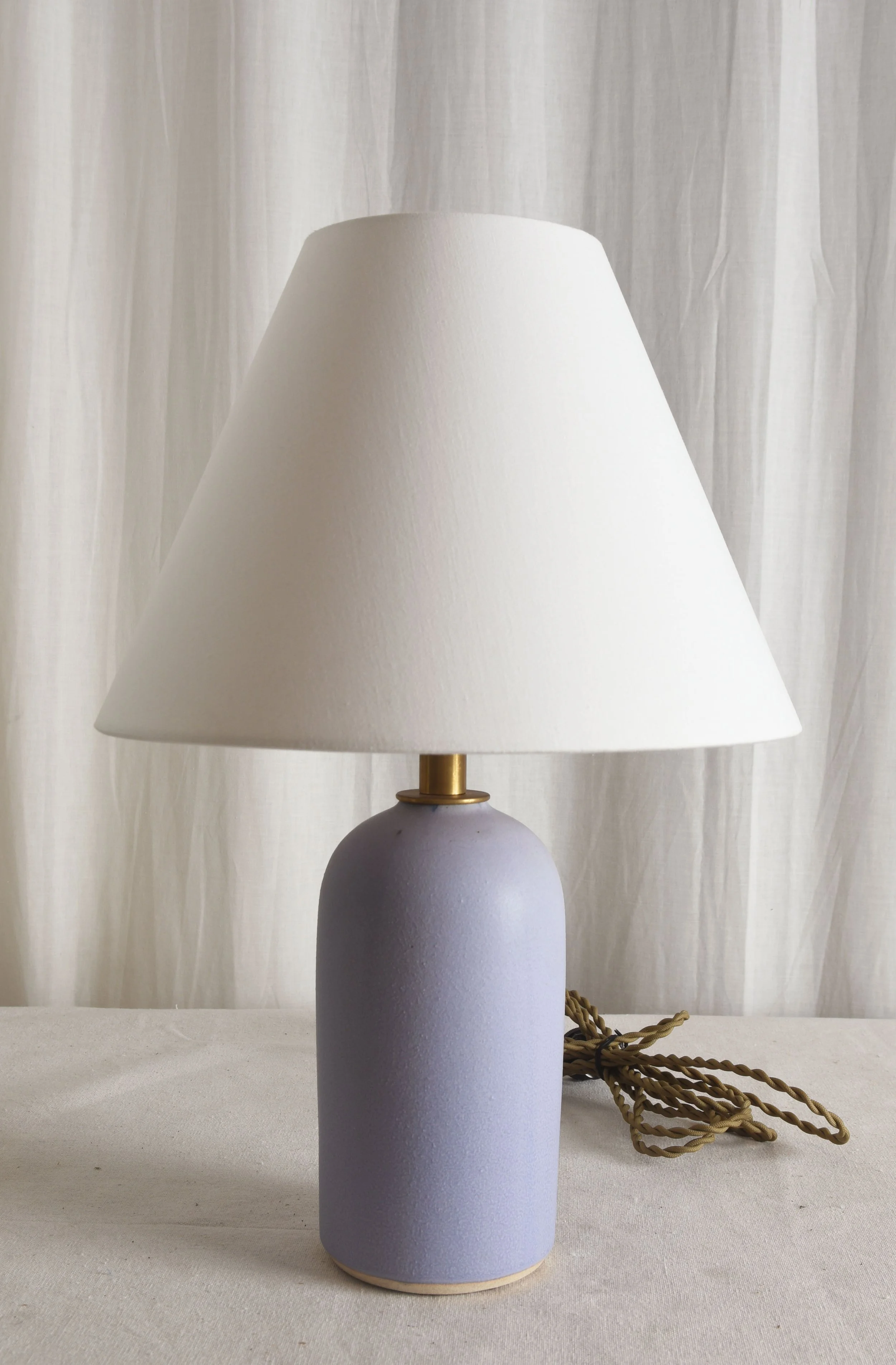 MATTE LAVENDER DOME LAMP