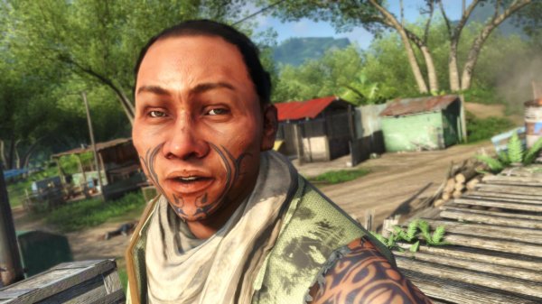 Left image adapted from "Wot I Think: Far Cry 3 (Single-Player)" by J. Rossignol, November 21, 2012, Rock Paper Shotgun .