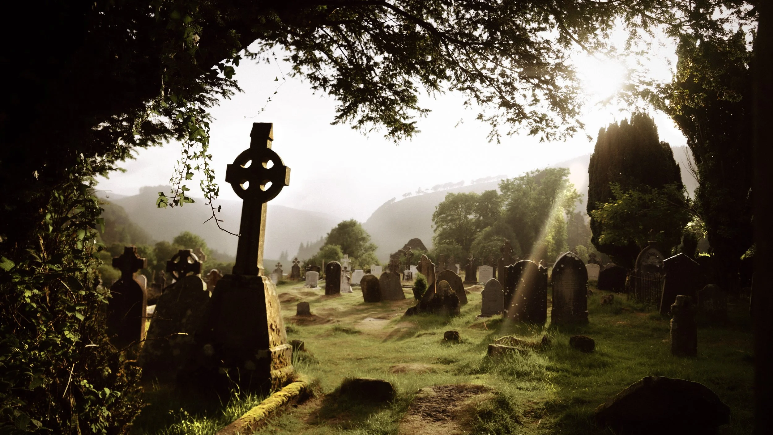 Glendalough Cemetary 9th Century runins,