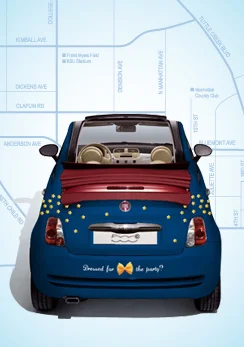 We branded Fiats that drove throughout NYC at tweeted locations to raise awareness for the occasion.