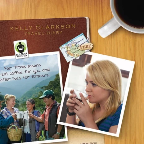 Kelly Clarkson Travel Diary: Print Ad