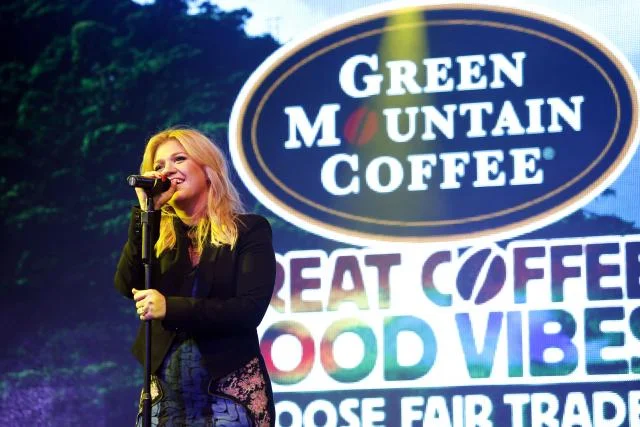 The logo I designed. And hey, that's Kelly singing for Fair Trade! 