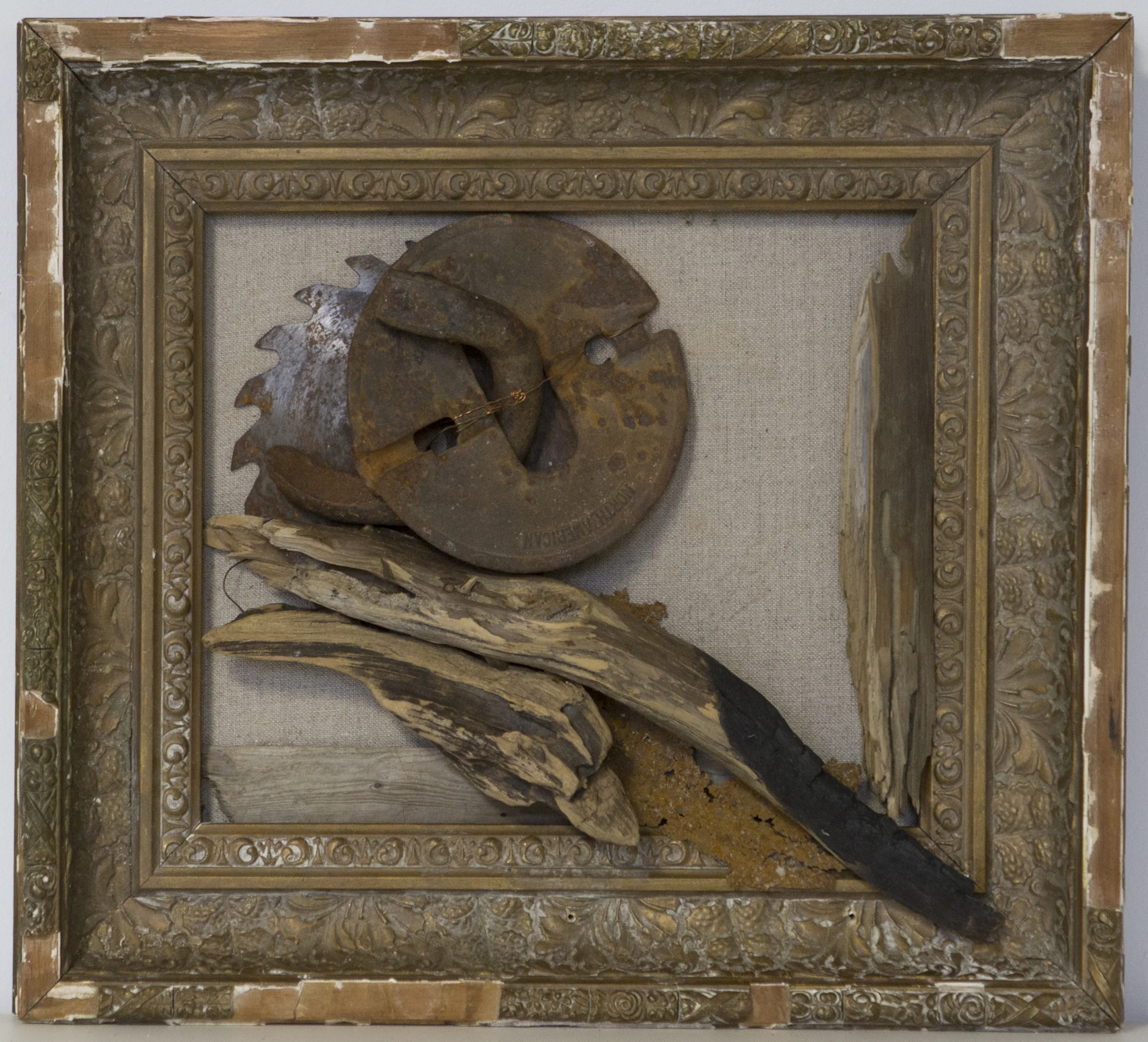 Saw Blade in Gilded Frame
