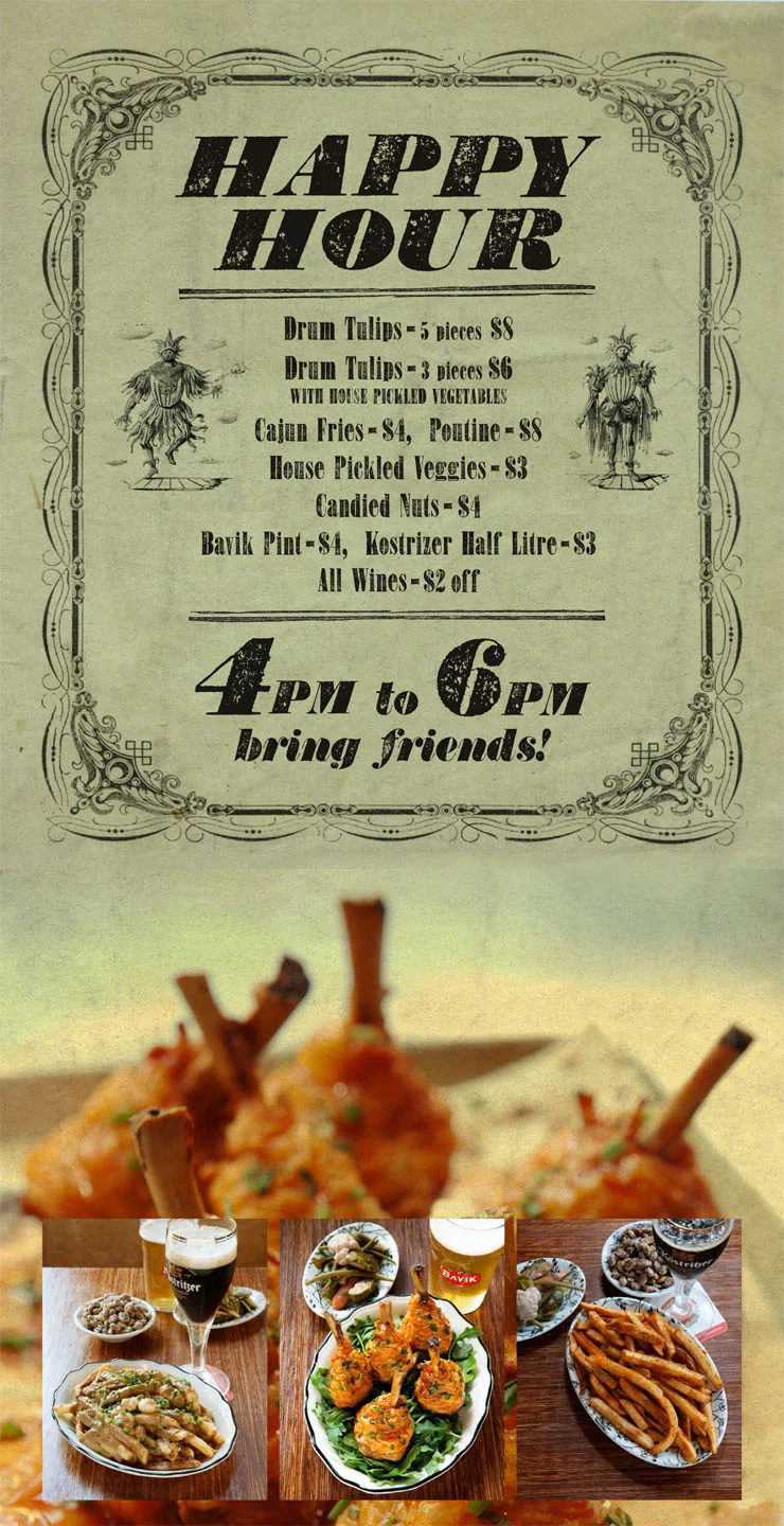 Rusty Monk Happy Hour Drumsticks