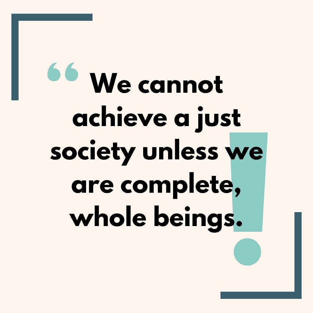 ✨In order to dismantle the systems and structures that have maintained inequity in our society we must be grounded in #wellbeing.

You don&rsquo;t have to grit your teeth and bear it. You don&rsquo;t have to work all night and all day. Doing good doe