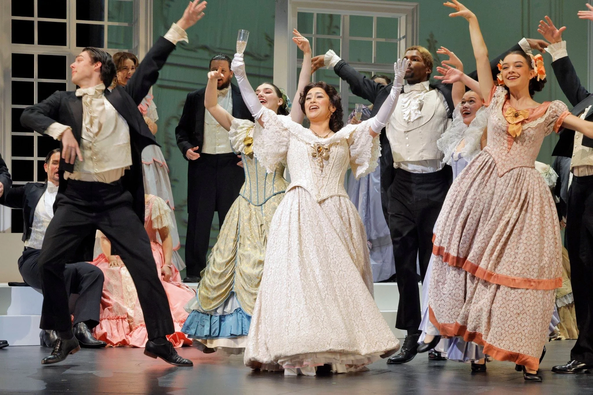 Act One: Cecilia López, Dancers, Chorus
Photo Credit: Cory Weaver