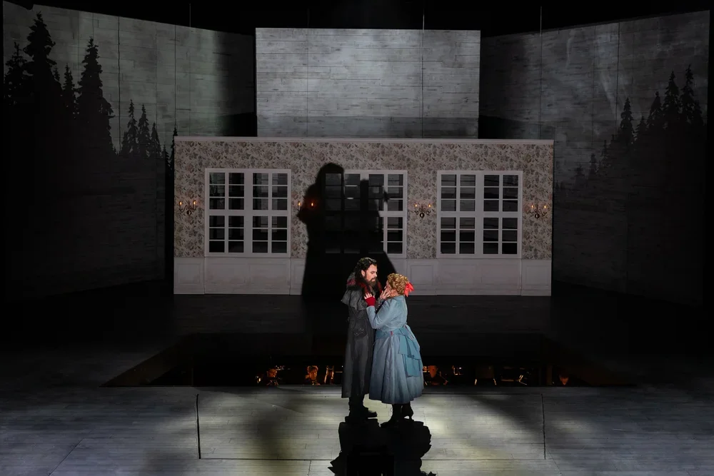 Dutchman/Senta Duet (Ryan McKinny, Julie Adams) Photo Credit: Steven Kemp