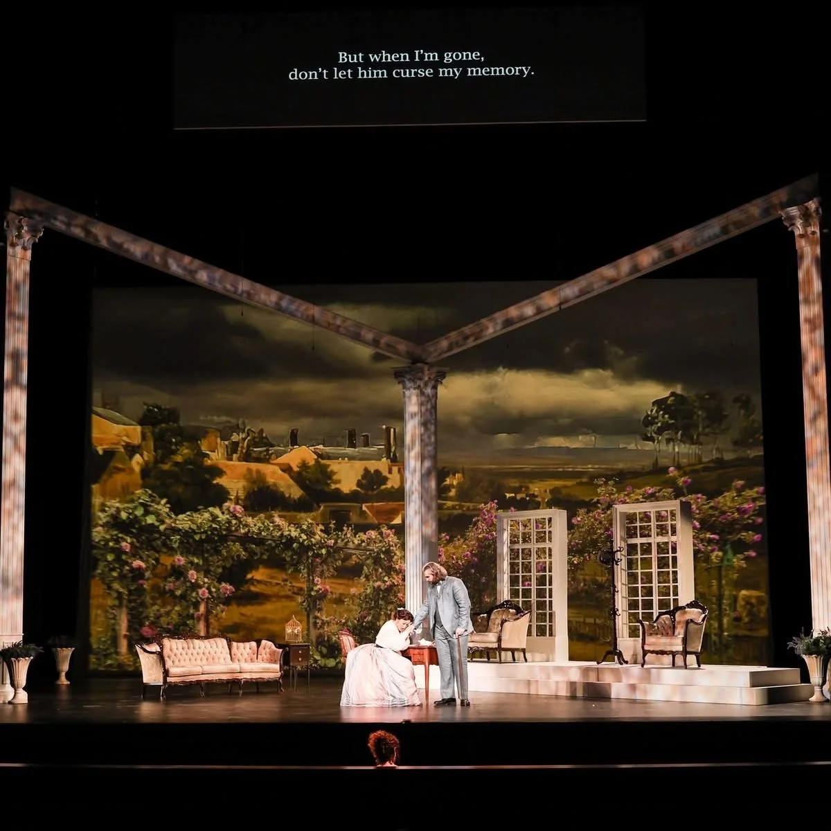 Act Two, Scene One: Cecilia López, Andrew Manea
Photo Credit: Barry Steele