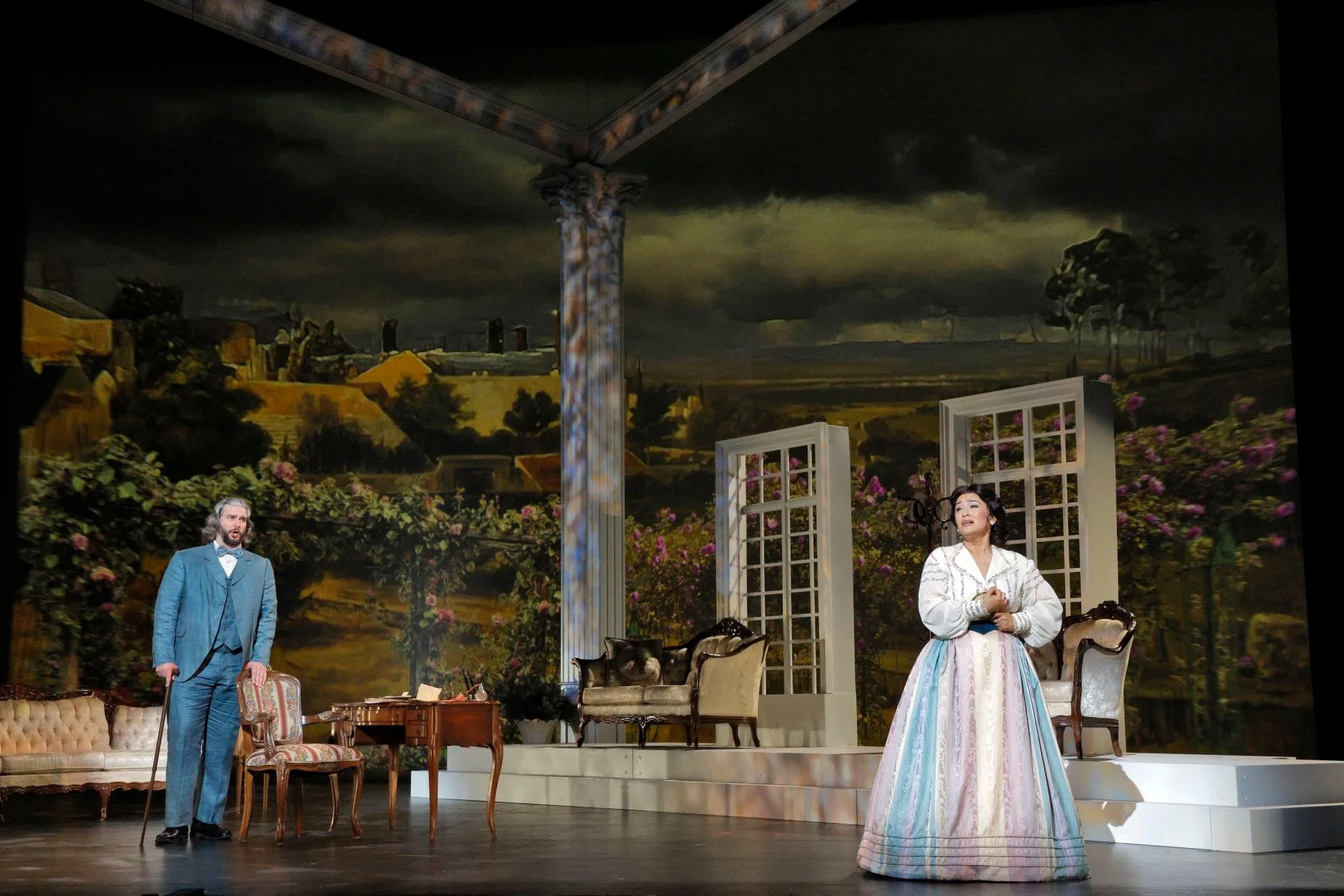 Act Two, Scene Two: Andrew Manea, Cecilia López
Photo Credit: Cory Weaver