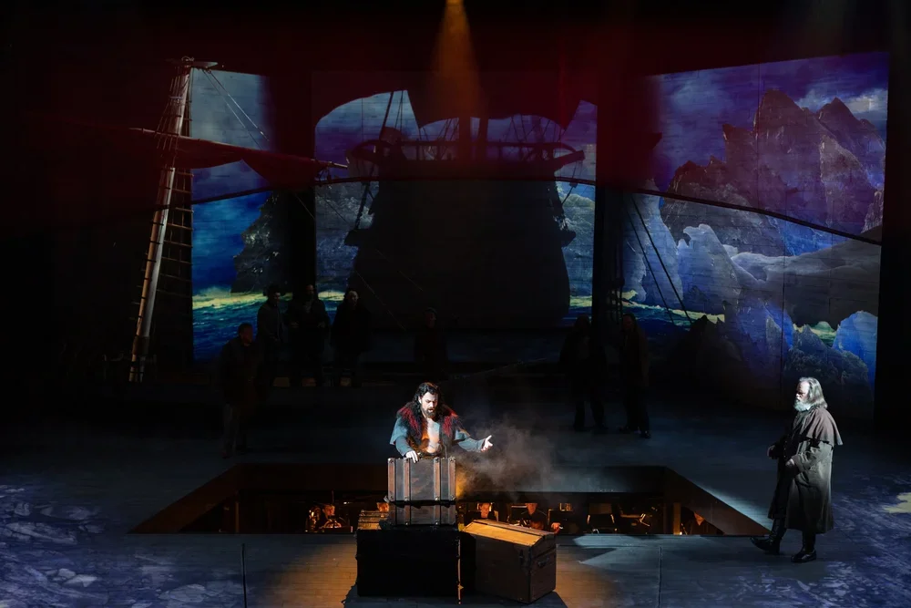 Act One Duet (Ryan McKinny, Kristopher Irmiter) Photo Credit: Steven Kemp