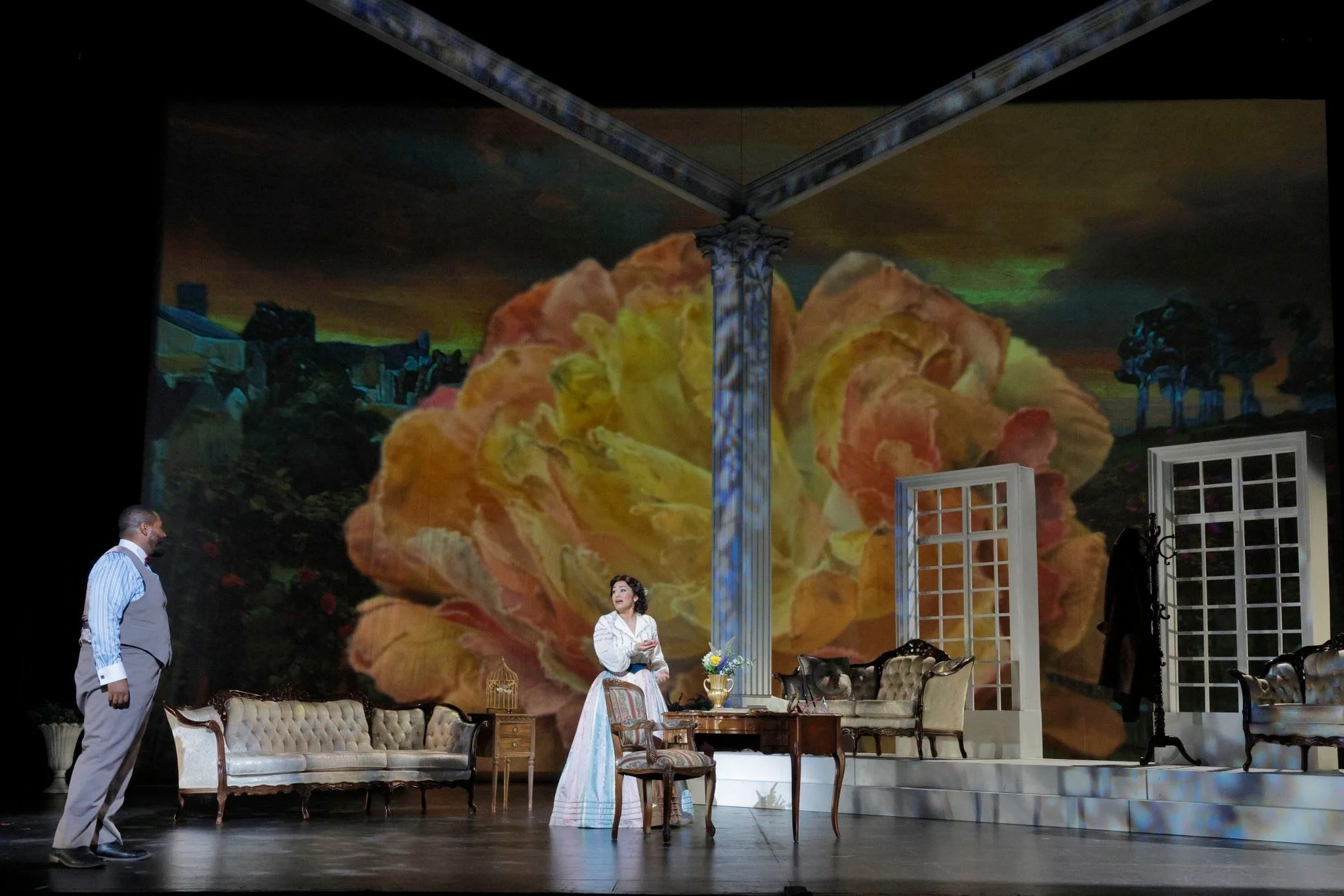 Act Two, Scene One: Edward Graves, Cecilia López
Photo Credit: Cory Weaver