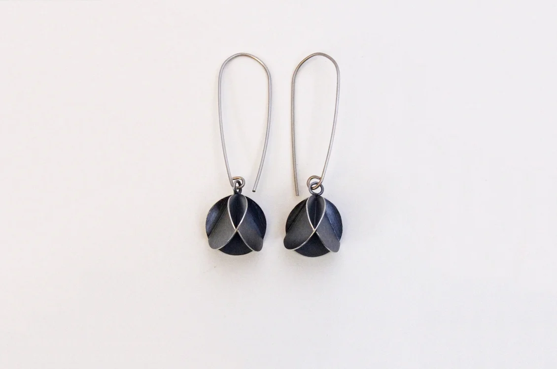 Intersecting Circles Earrings, 2013