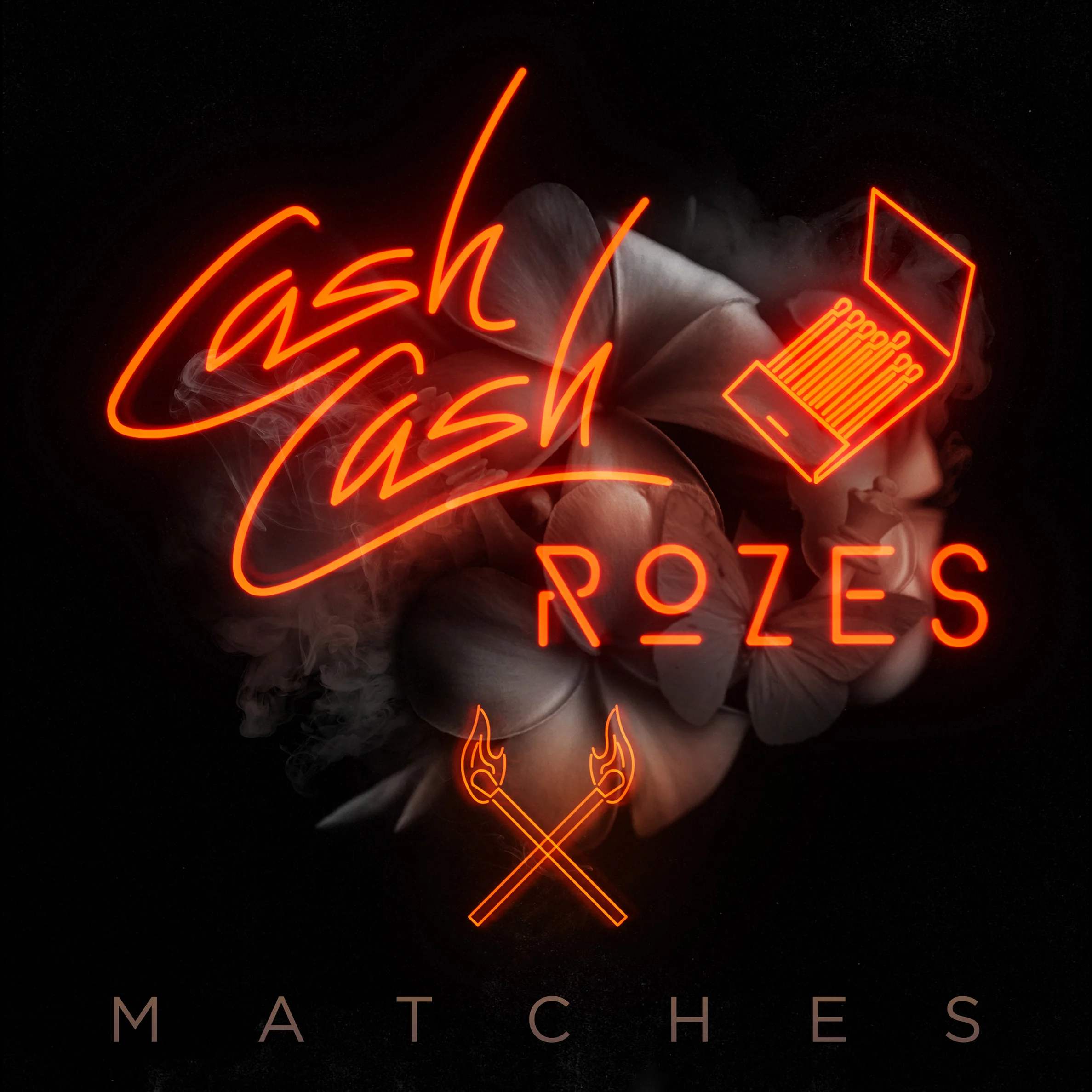 Cash Cash and Rozes - Matches single art