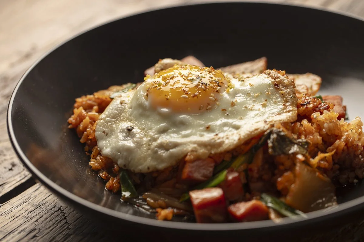 Egg breakfast in a bowl - Orange County food photographer and stylist 