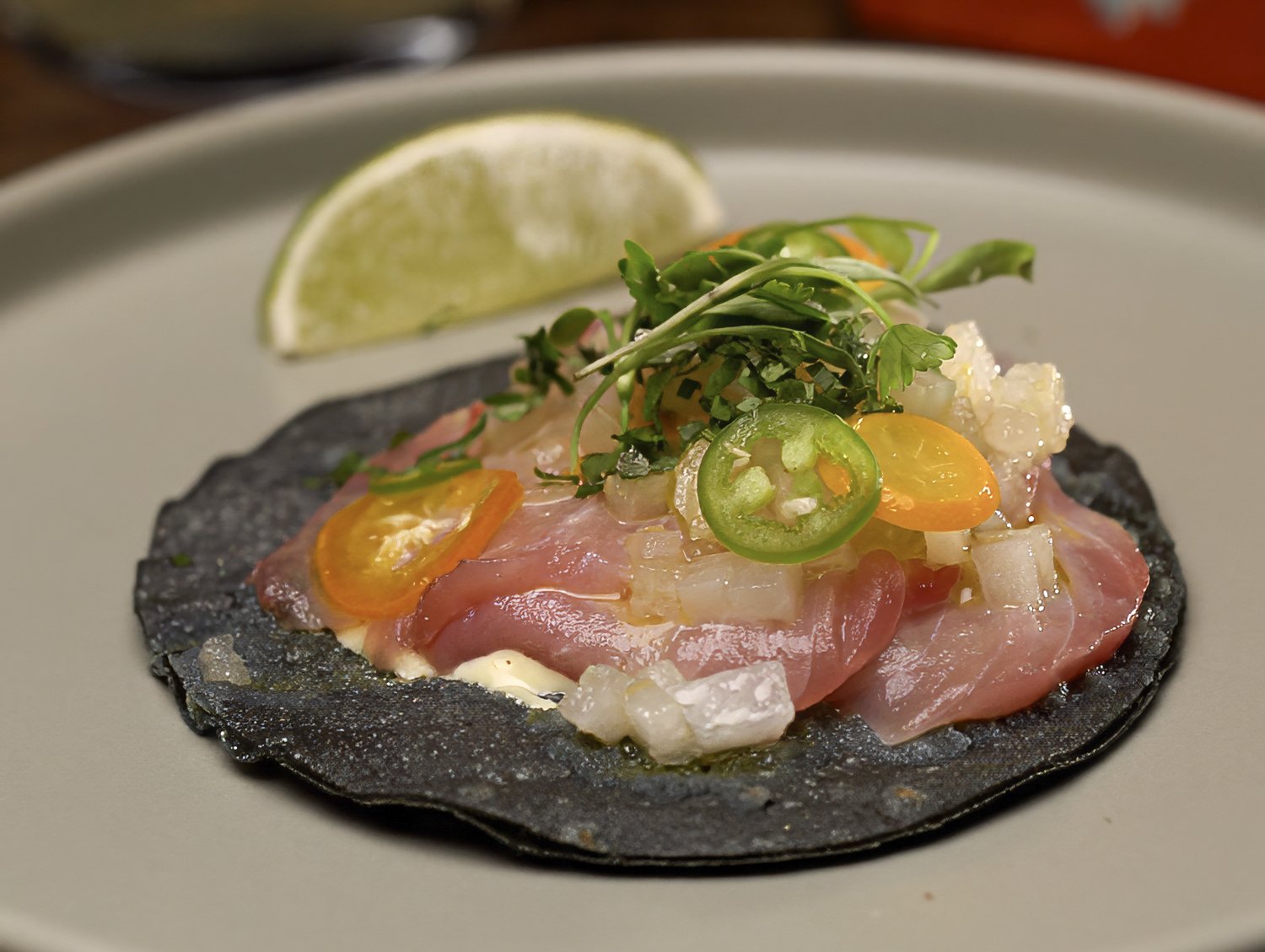 Street tacos photographed on location in Hollywood, Los Angeles