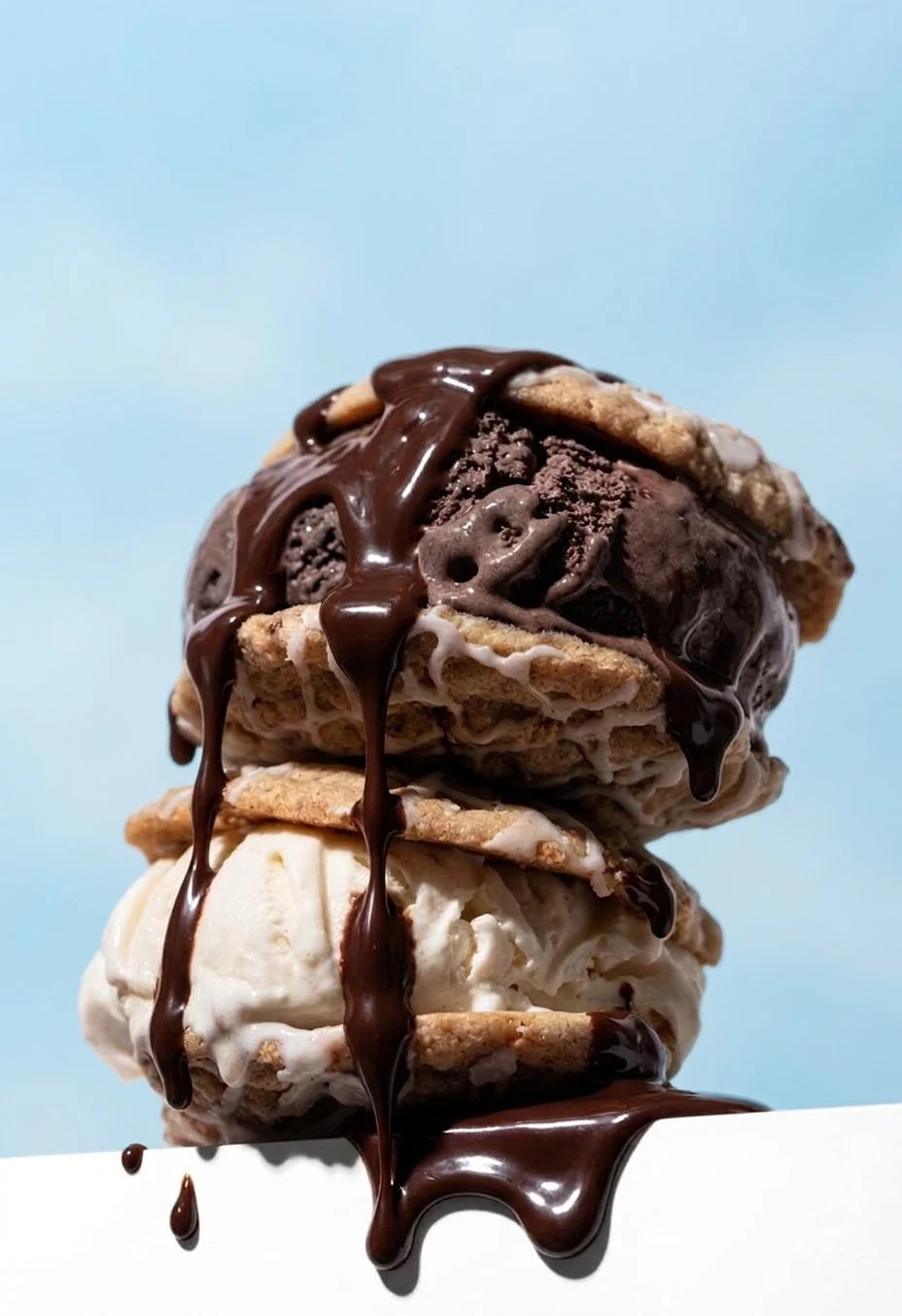 An ice cream sandwich for Baked Bear in San Diego. 