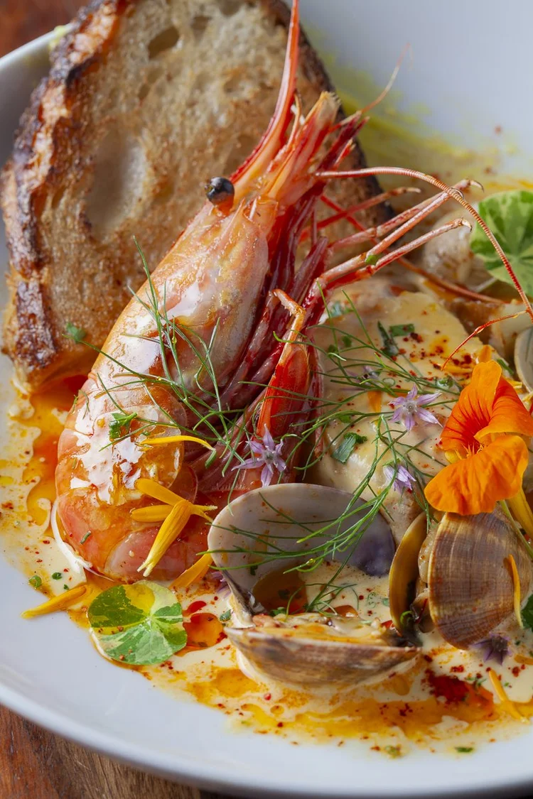 Fish soup, San Diego food photographer