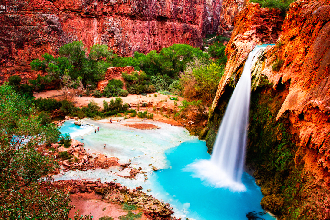 Havasu Falls in the Grand Canyon, Arizona