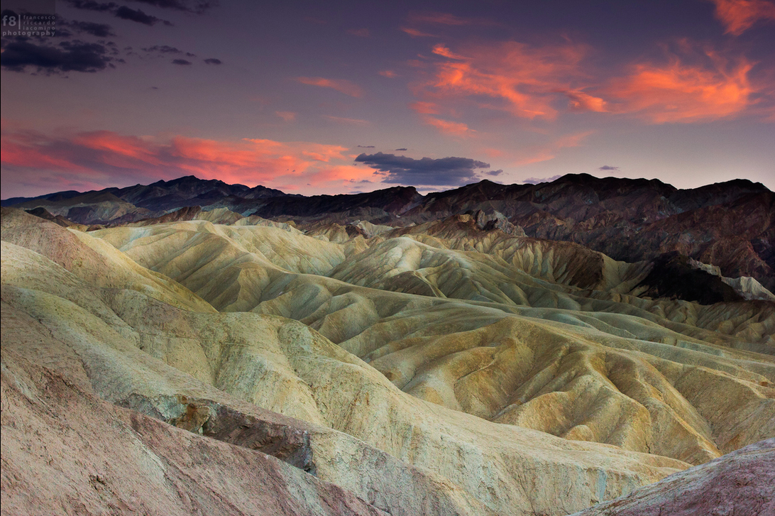 Zabriskie Point in Death Valley National Park, California