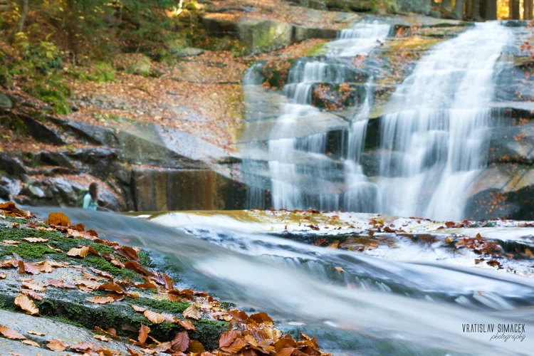Mumlava Waterfall in Harrachov, Czech