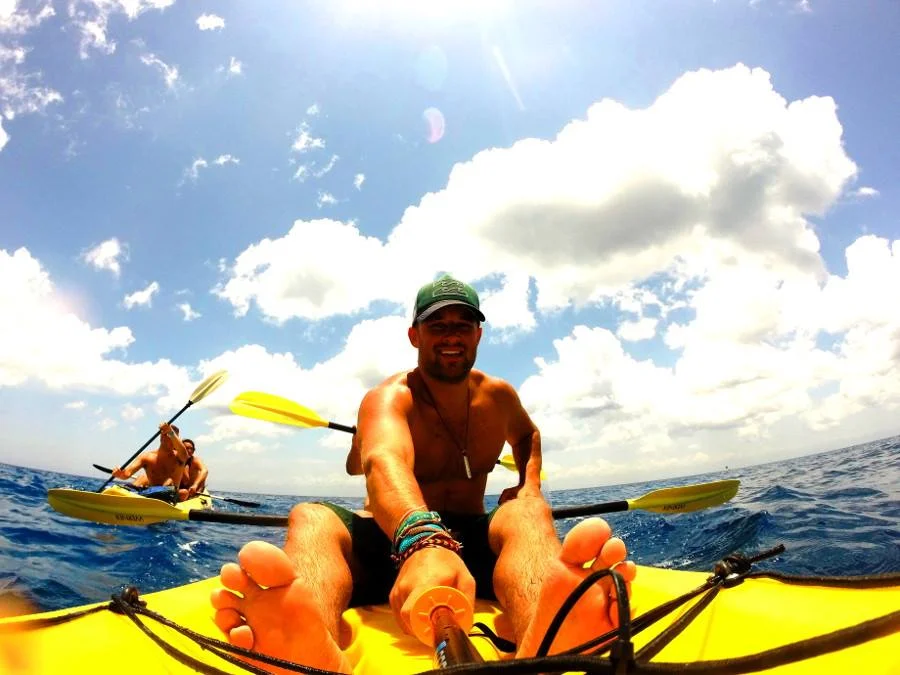 Kayaking in Cozumel, Mexico