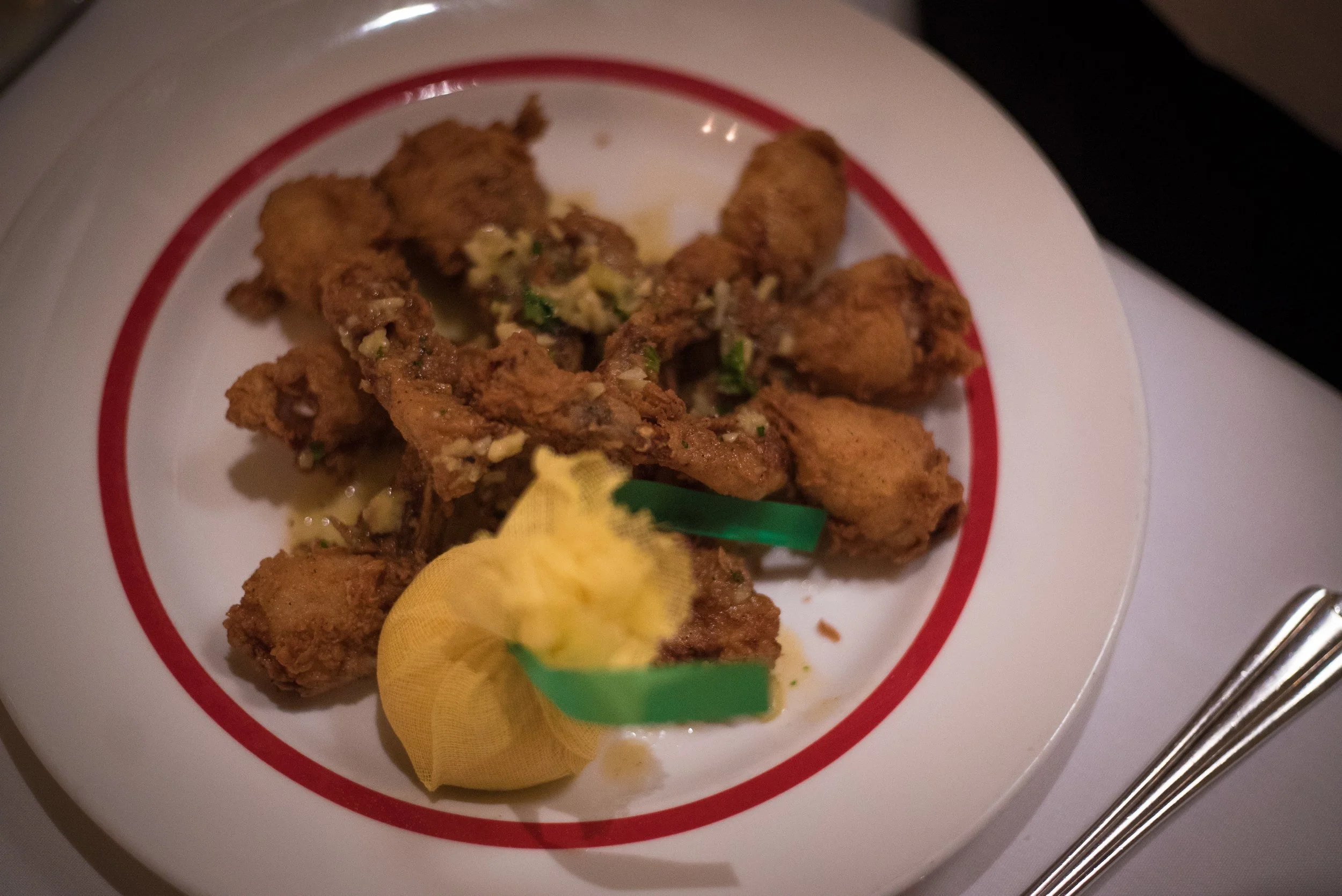 Frogs Legs Provençale (I can say I've eaten frogs legs now! They really did taste kind of like chicken)