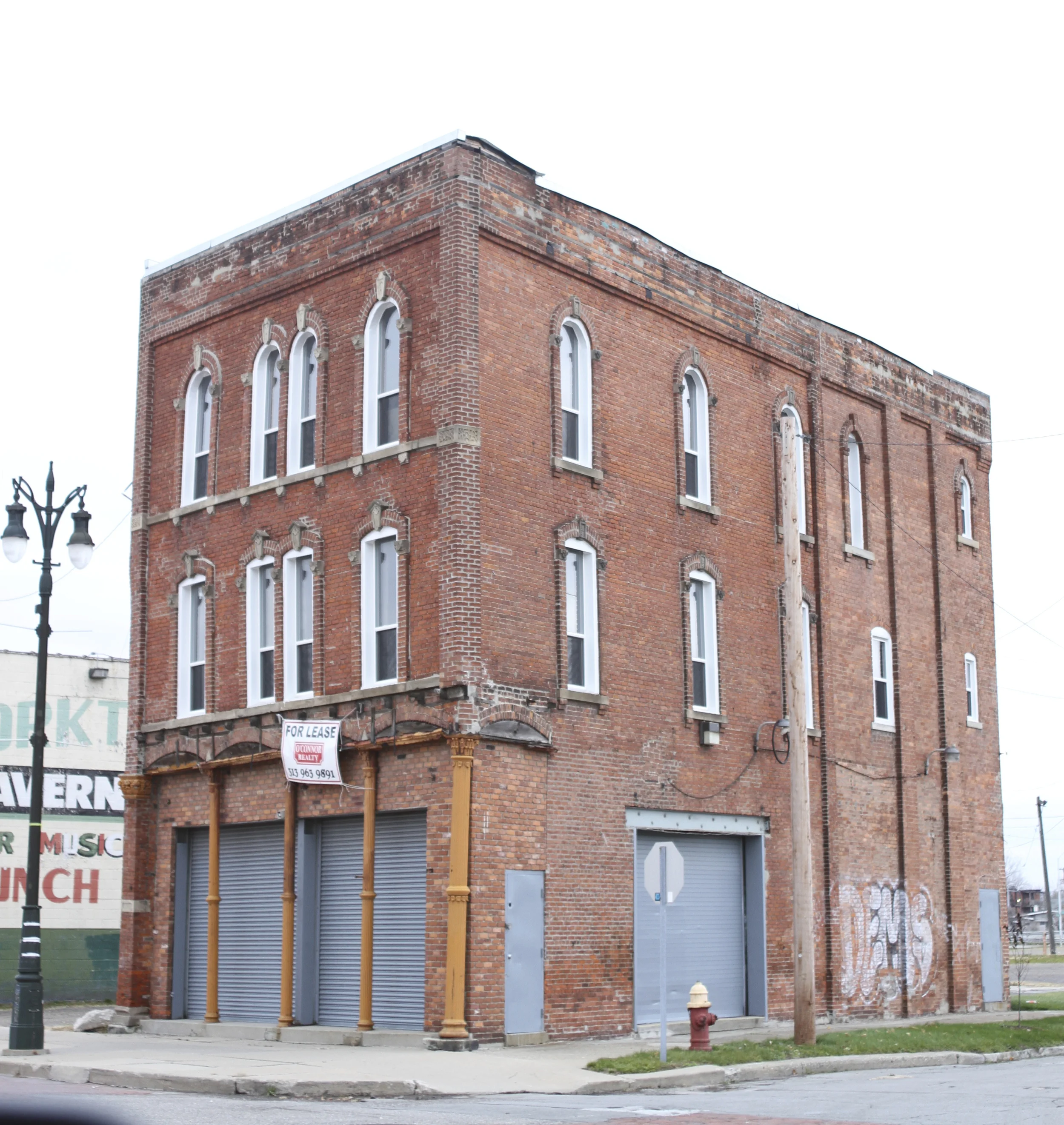 The home of my dreams. Storefront in Corktown, Detroit. 
