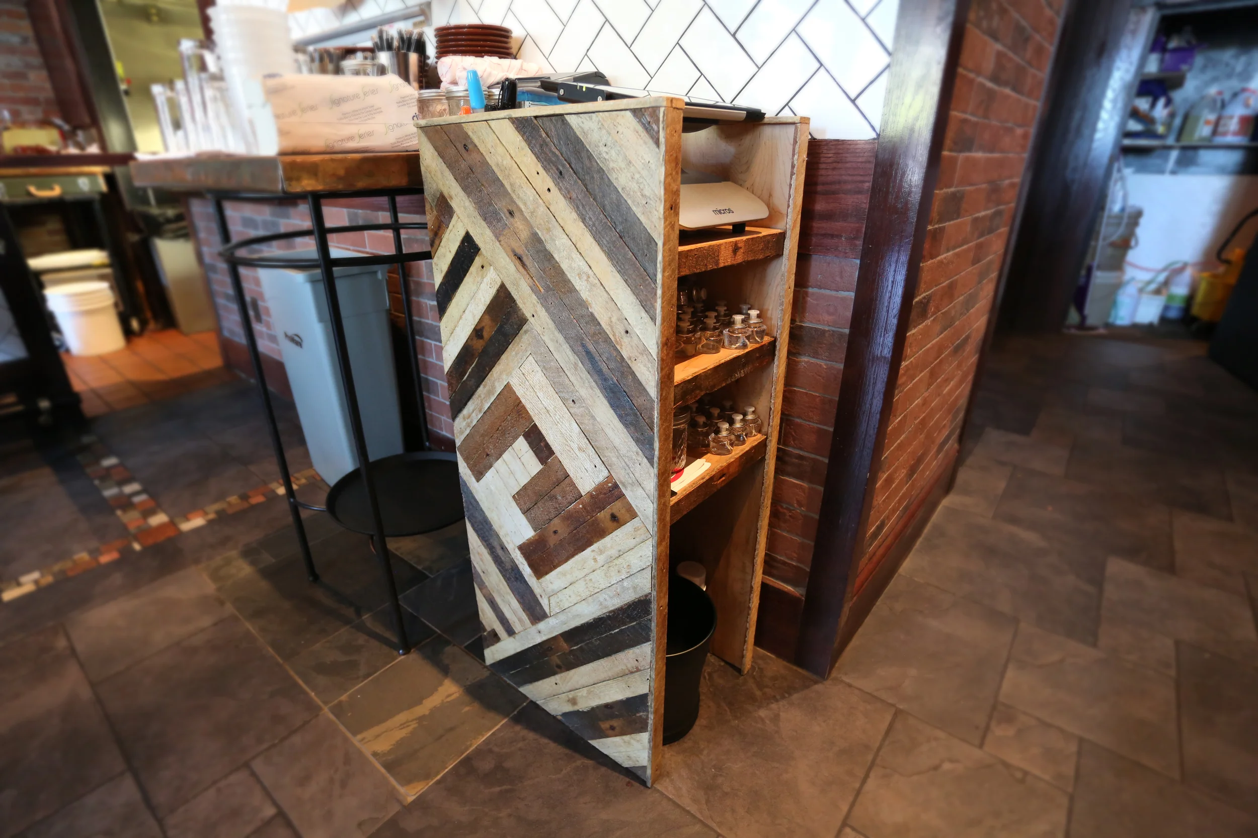 Hostess stand at Buffalo Proper