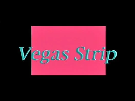 Vegas Strip, 2001, 8.5 x 2 mins video