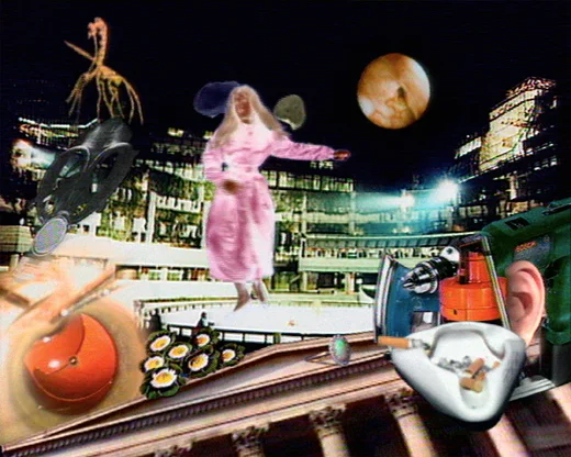 The Garden of Earthly Delights 1991, 3 channel video, 3min loops, first shown Bluecoat Gallery, Liverpool, then Whitechapel Gallery, Tate Britain, Bloomberg Space London