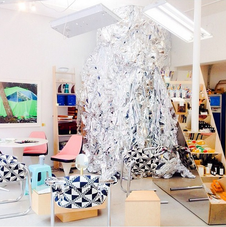 Check out the new rock formation I built for Coming Soon. Lay in it and goooo ! COMING SOON 37 Orchard, LES by my favorite lovies Fabiana & Helena !